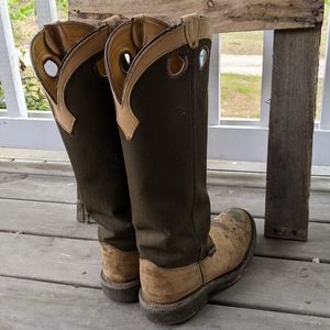 Men's Justin boots size 9.5